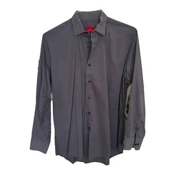 Alfani Other - Alfani Slim Fir Stretch Grey Button Down Shirt